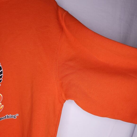 Adidas Hoodie Mens Small Orange Fleece Soccer PSG - Picture 4 of 13